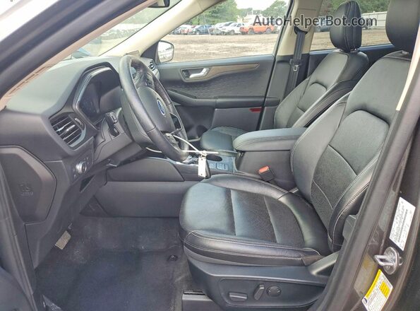 1FMCU9DZ0LUC58445 2020 FORD ESCAPE Gray Front interior view