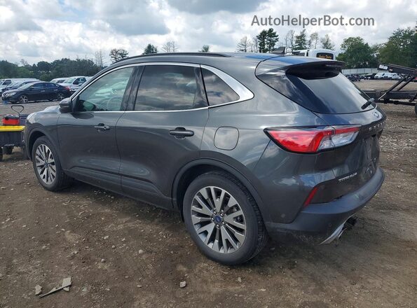1FMCU9DZ0LUC58445 2020 FORD ESCAPE Gray Rear left