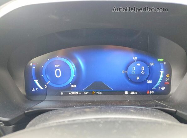 1FMCU9DZ0LUC58445 2020 FORD ESCAPE Gray Instrument cluster view