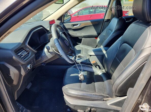 1FMCU9DZ2LUA72874 2020 FORD ESCAPE Gray წინა სალონის ხედი