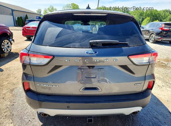 1FMCU9DZ2LUA72874 2020 FORD ESCAPE Gray უკანა ხედი