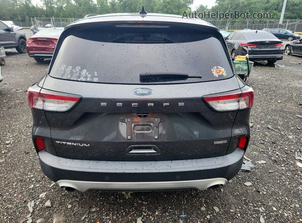 1FMCU9DZ3LUB12492 2020 FORD ESCAPE Gray უკანა ხედი