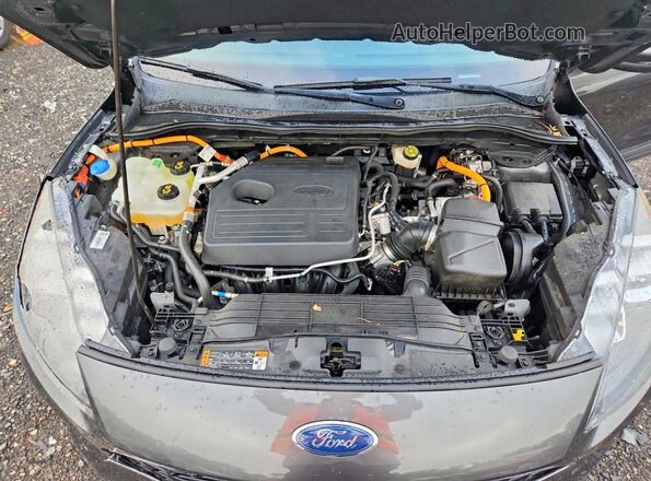 1FMCU9DZ3LUB12492 2020 FORD ESCAPE Gray ძრავის განყოფილების ხედი