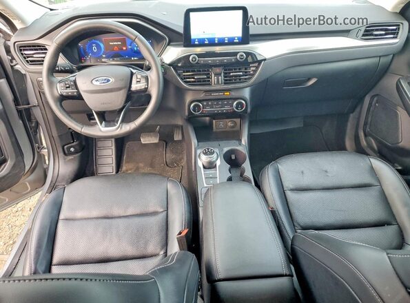1FMCU9DZ3NUA21645 2022 FORD ESCAPE Gray Widok deski rozdzielczej