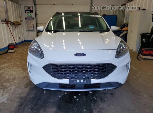1FMCU9DZ4LUA63724 2020 FORD ESCAPE Белый Вид спереди