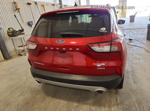 1FMCU9DZ5LUC29765 2020 FORD ESCAPE Burgundy Вид ззаду