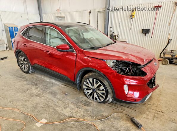 1FMCU9DZ5LUC29765 2020 FORD ESCAPE Burgundy Передня права чверть