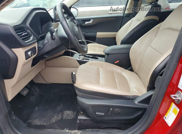 1FMCU9DZ5LUC29765 2020 FORD ESCAPE Burgundy Вид салону спереду