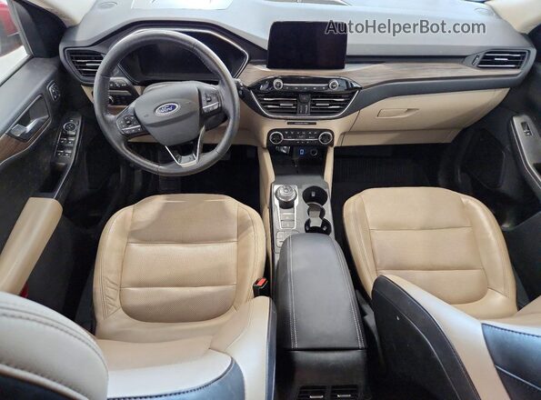 1FMCU9DZ5LUC29765 2020 FORD ESCAPE Burgundy Вид панелі приладів