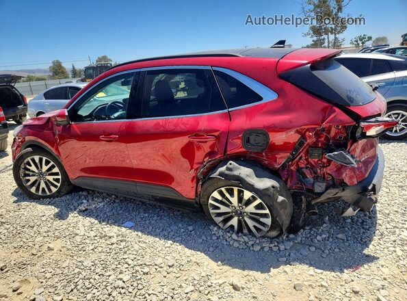 1FMCU9DZ6LUB24653 2020 FORD ESCAPE Red Rear left