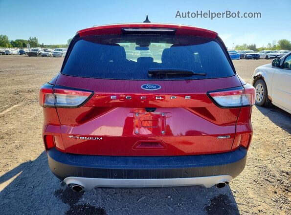 1FMCU9DZ7LUB76633 2020 FORD ESCAPE Burgundy უკანა ხედი