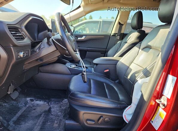 1FMCU9DZ7LUB76633 2020 FORD ESCAPE Burgundy წინა სალონის ხედი