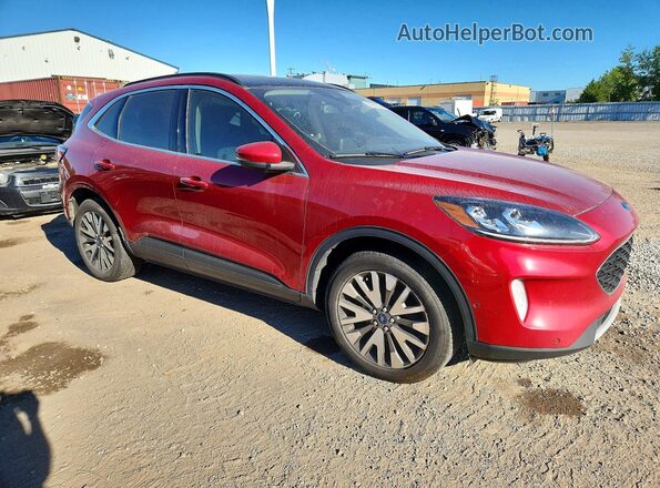 1FMCU9DZ7LUB76633 2020 FORD ESCAPE Burgundy წინა მარჯვენა