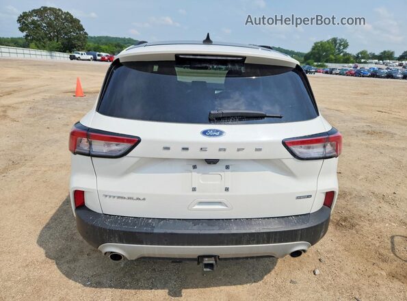 1FMCU9DZ9MUB20405 2021 FORD ESCAPE White Widok z tyłu