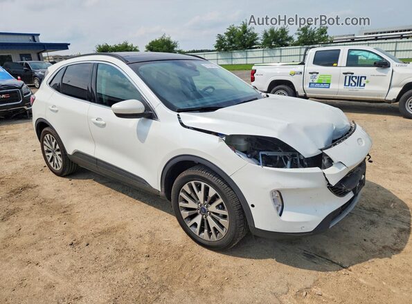 1FMCU9DZ9MUB20405 2021 FORD ESCAPE White Przód prawy