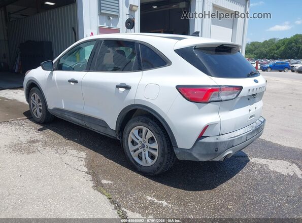 1FMCU9F66MUA68363 2021 FORD ESCAPE Белый Задняя левая четверть