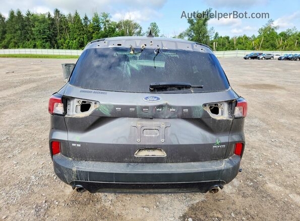1FMCU9G60MUB07964 2021 FORD ESCAPE Gray Rear view