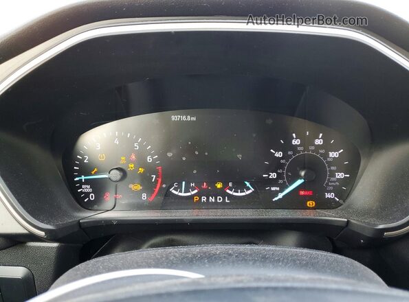 1FMCU9G61LUC05500 2020 FORD ESCAPE White Սարքավորումների վահանակի տեսք