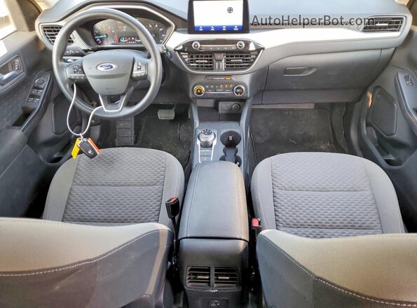 1FMCU9G61LUC05500 2020 FORD ESCAPE White Առջևի վահանակի տեսք