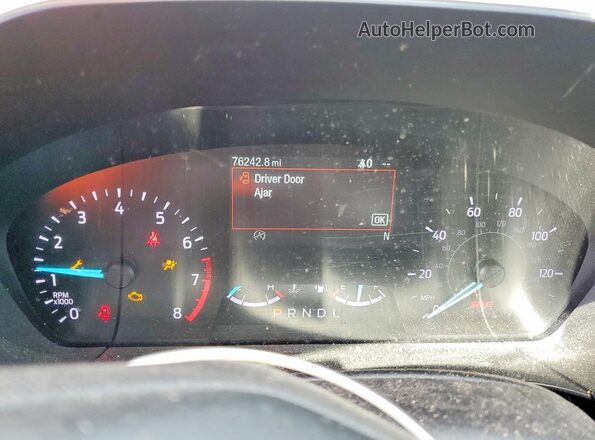 1FMCU9G61LUC43437 2020 FORD ESCAPE Black Instrument cluster view