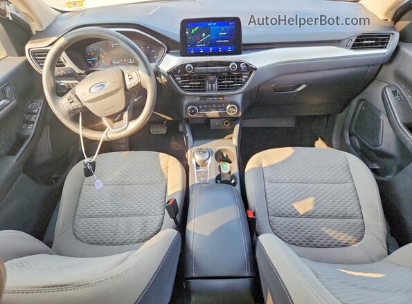 1FMCU9G62LUC06381 2020 FORD ESCAPE Белый Вид панели приборов