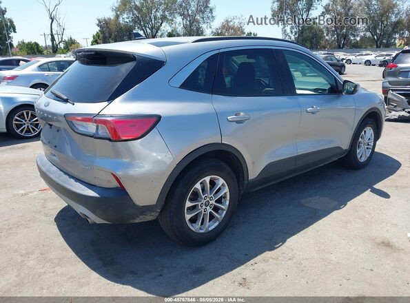 1FMCU9G62MUA95686 2021 FORD ESCAPE Серебряный Задняя правая четверть