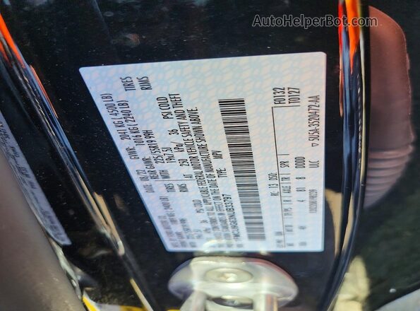 1FMCU9G63NUB33797 2022 FORD ESCAPE Черный Вид наклейки с VIN-кодом