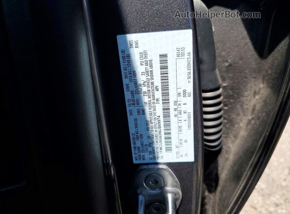 1FMCU9G63NUB69974 2022 FORD ESCAPE Silver Vista de la etiqueta del VIN