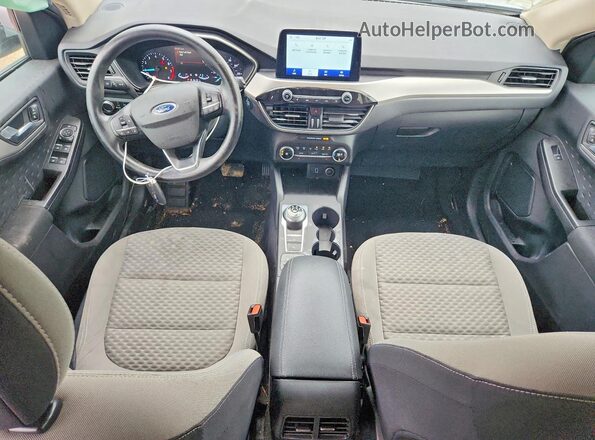 1FMCU9G64LUB60455 2020 FORD ESCAPE Silver Dashboard view