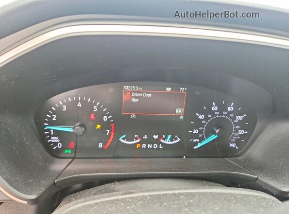 1FMCU9G64LUB60455 2020 FORD ESCAPE Silver Instrument cluster view