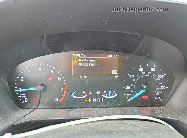 1FMCU9G64LUB96355 2020 FORD ESCAPE Black Widok zestawu wskaźników