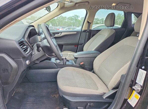 1FMCU9G64LUB96355 2020 FORD ESCAPE Black Widok wnętrza z przodu
