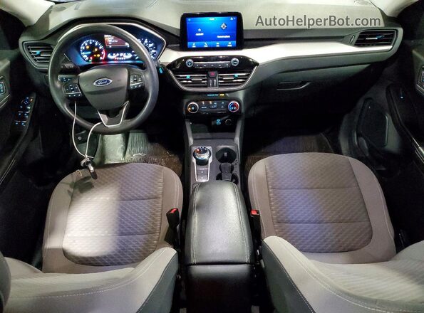1FMCU9G64MUA80705 2021 FORD ESCAPE Blue Առջևի վահանակի տեսք