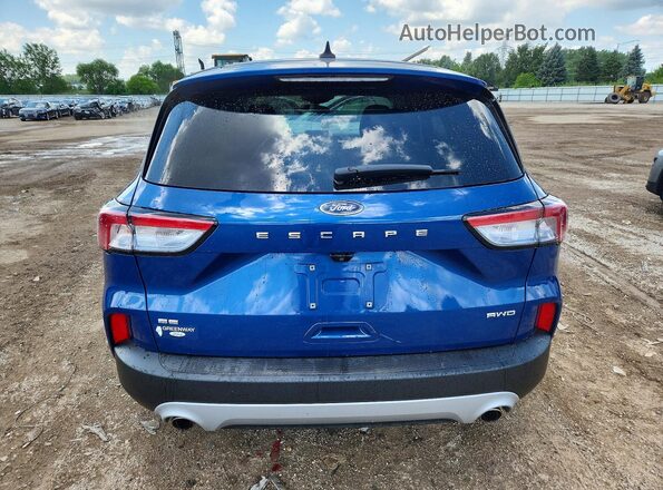 1FMCU9G64NUA37788 2022 FORD ESCAPE Blue უკანა ხედი