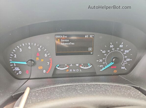 1FMCU9G64NUB22548 2022 FORD ESCAPE White Vista del cuadro de instrumentos