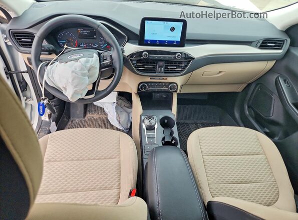 1FMCU9G64NUB22548 2022 FORD ESCAPE White Vista del salpicadero