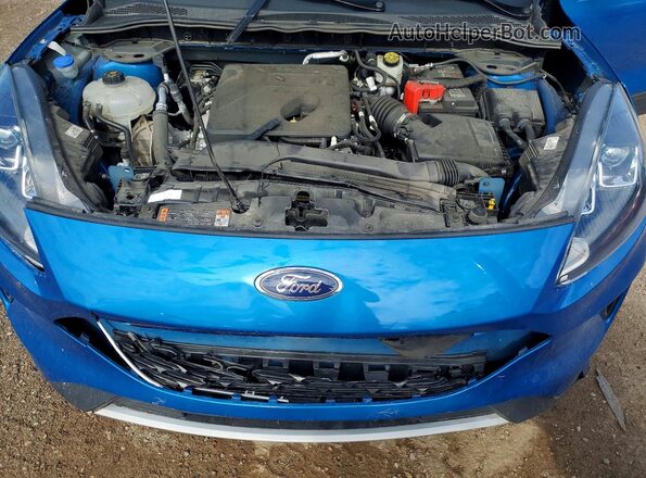 1FMCU9G65LUC00901 2020 FORD ESCAPE Blue Вид підкапотного простору