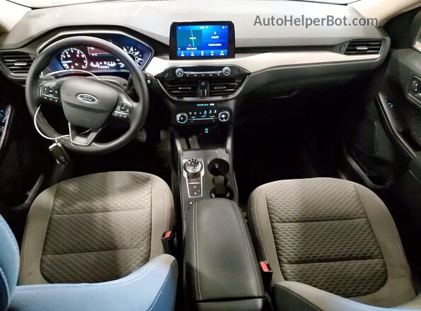1FMCU9G65LUC25751 2020 FORD ESCAPE Серый Вид панели приборов