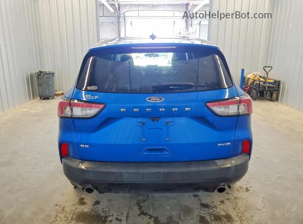 1FMCU9G66MUA21140 2021 FORD ESCAPE Blue Rear view