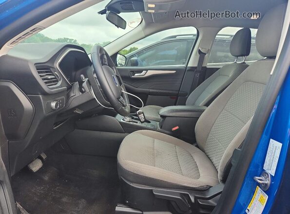 1FMCU9G66MUA21140 2021 FORD ESCAPE Blue Front interior view