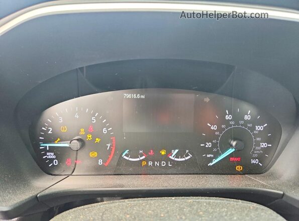 1FMCU9G66MUA21140 2021 FORD ESCAPE Blue Instrument cluster view