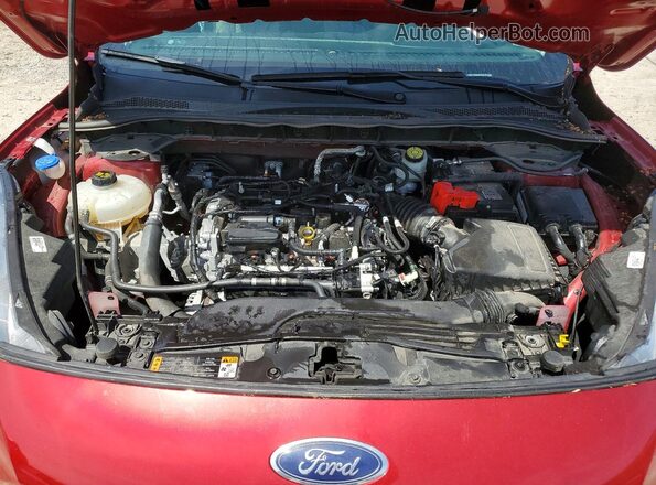 1FMCU9G66MUB30195 2021 FORD ESCAPE Red Engine compartment view