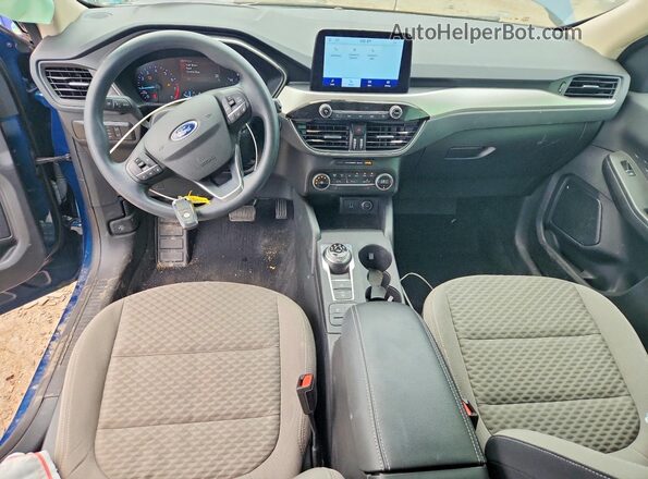 1FMCU9G67LUB65066 2020 FORD ESCAPE Синий Вид панели приборов