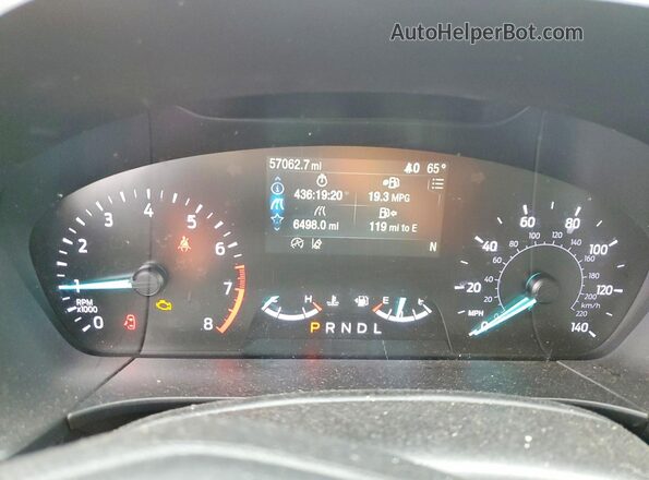 1FMCU9G67LUB69151 2020 FORD ESCAPE White Widok zestawu wskaźników