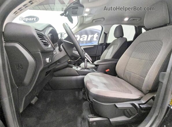 1FMCU9G67MUA74008 2021 FORD ESCAPE Black Вид салону спереду