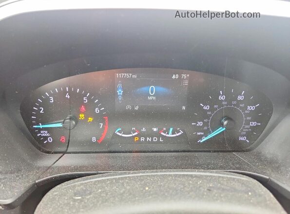 1FMCU9G68LUA14690 2020 FORD ESCAPE Красный Вид щитка приборов