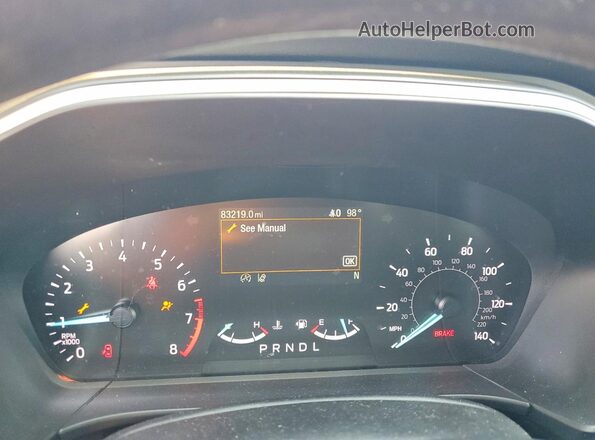 1FMCU9G68LUB37423 2020 FORD ESCAPE Серебряный Вид щитка приборов