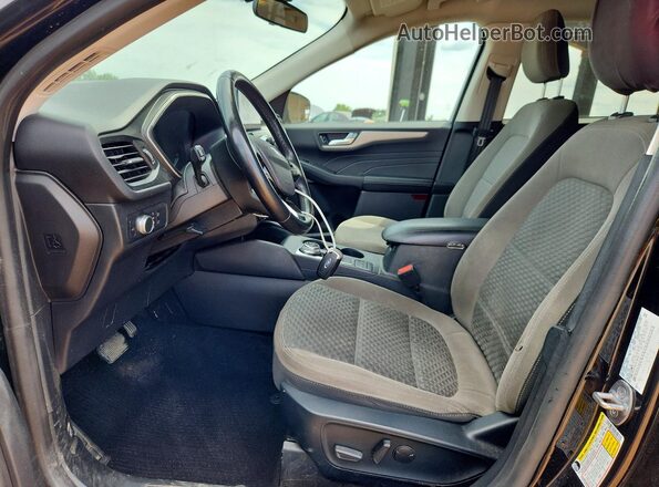 1FMCU9G68MUB24026 2021 FORD ESCAPE Black Front interior view