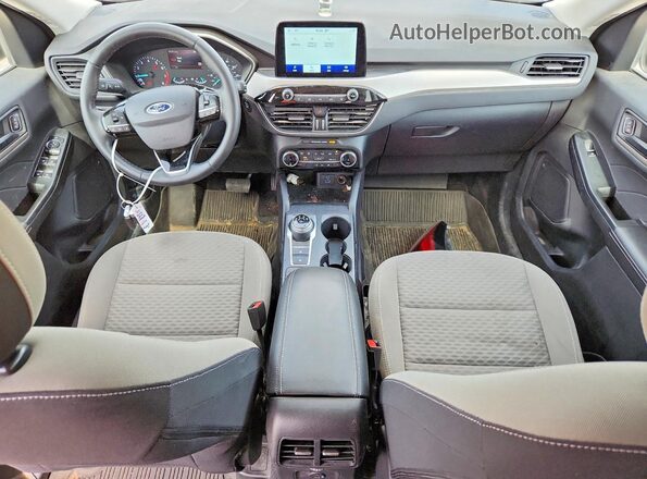 1FMCU9G68NUB96989 2022 FORD ESCAPE Gray Dashboard view
