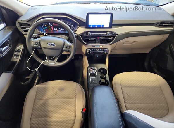 1FMCU9G69LUB19030 2020 FORD ESCAPE Blue Առջևի վահանակի տեսք